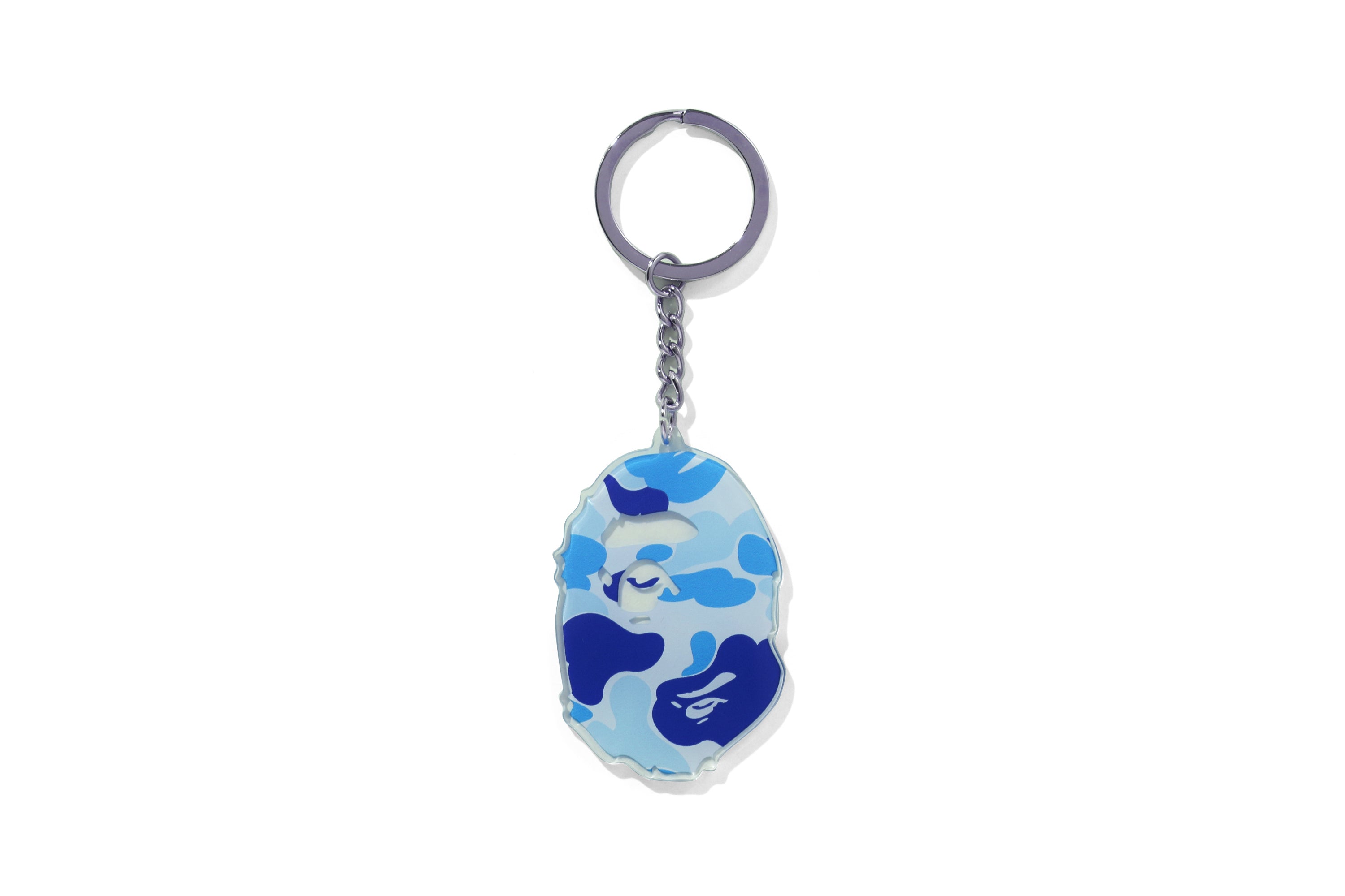 ABC CAMO APE HEAD ACRYLIC KEYCHAIN – eu.bape.com