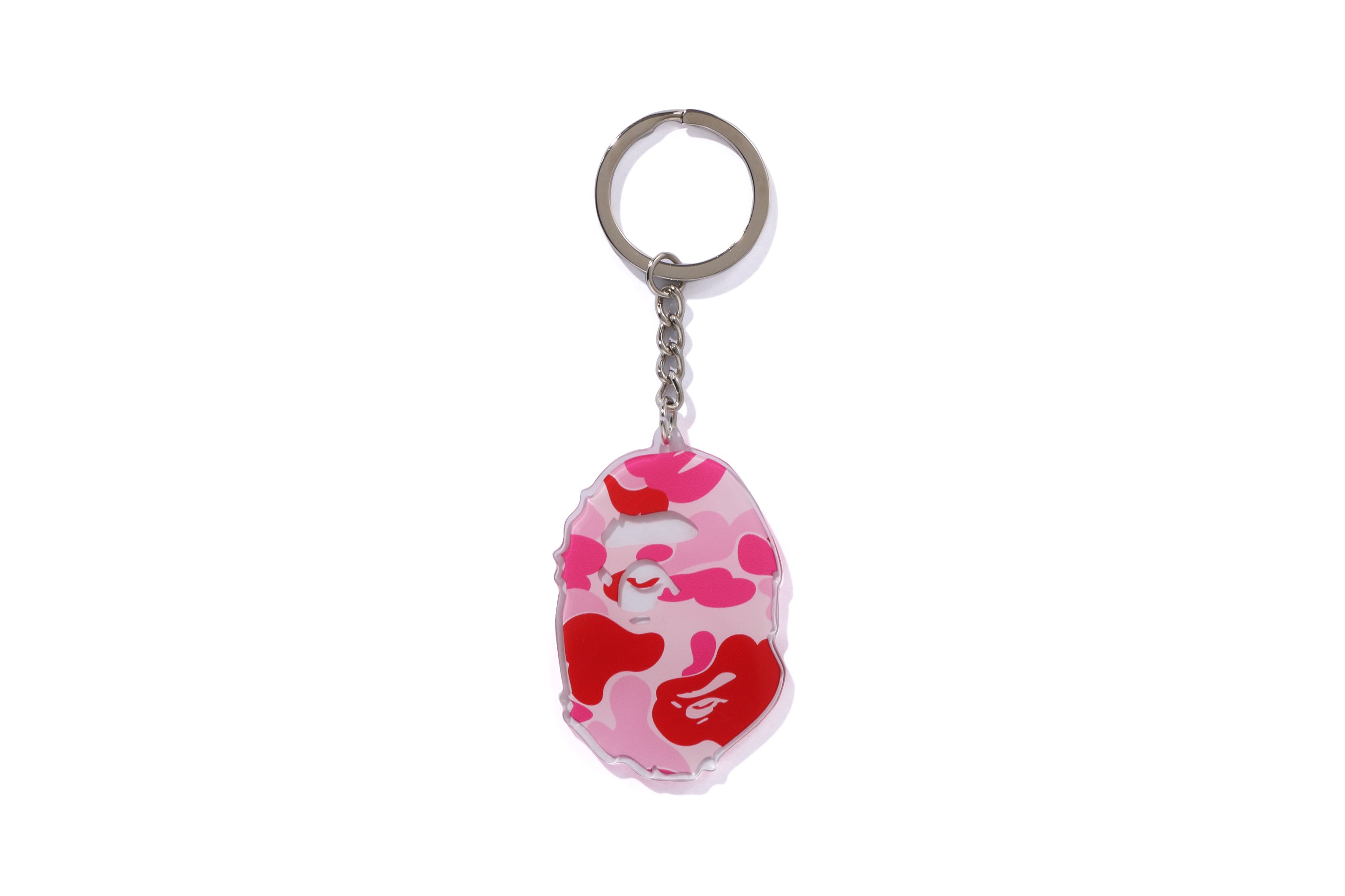 ABC CAMO APE HEAD ACRYLIC KEYCHAIN – eu.bape.com