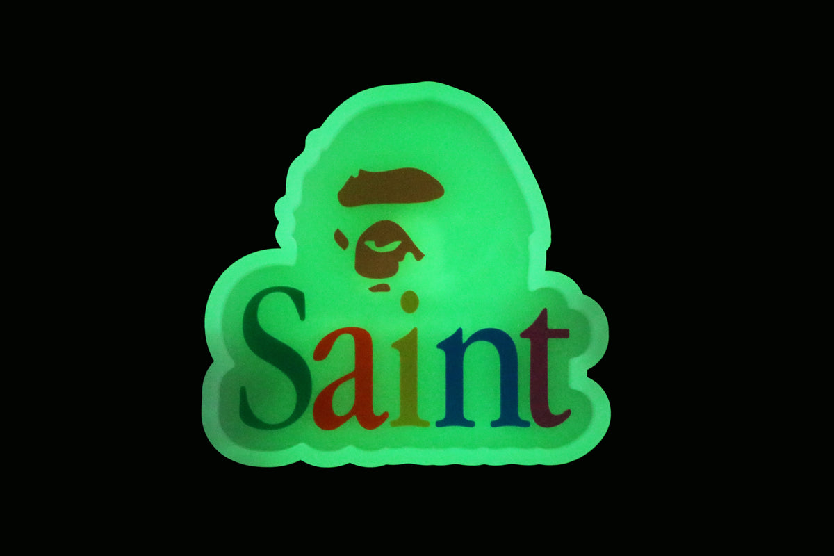 BAPE X SAINT MXXXXXX GLOW IN THE DARK TRAY
