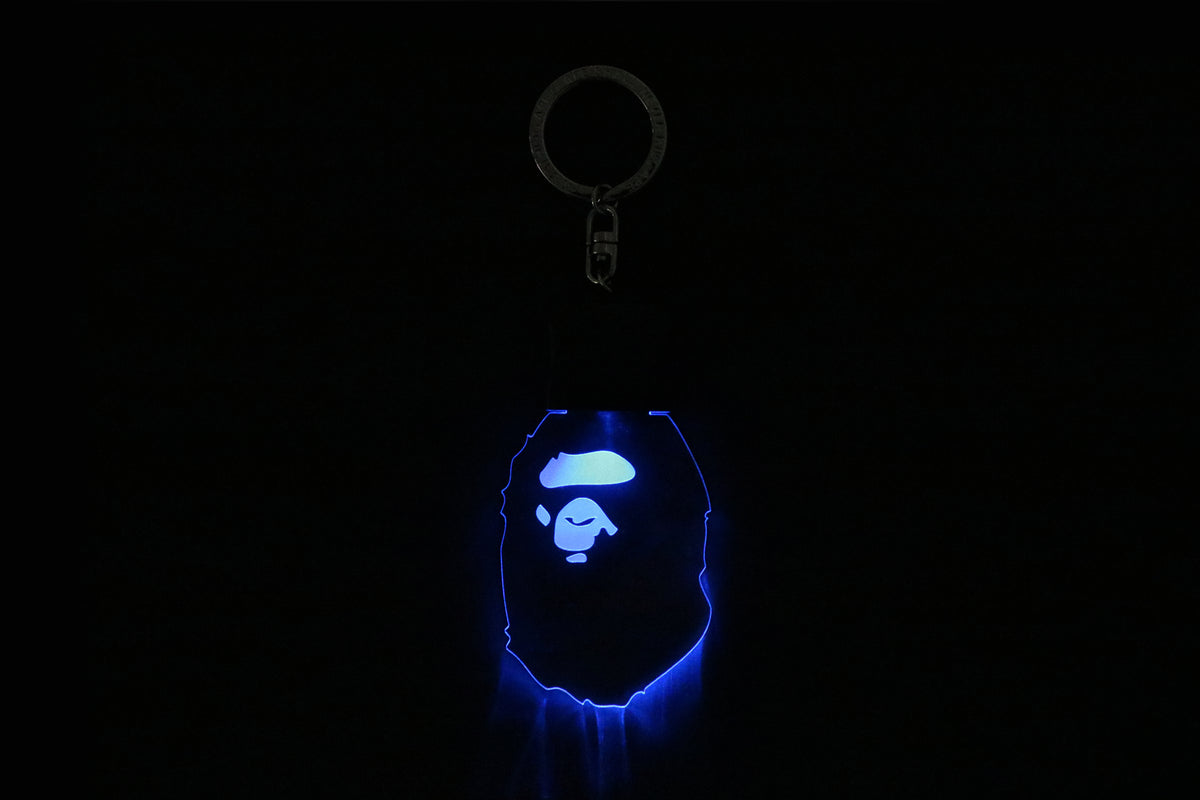 APE HEAD LED KEYCHAIN