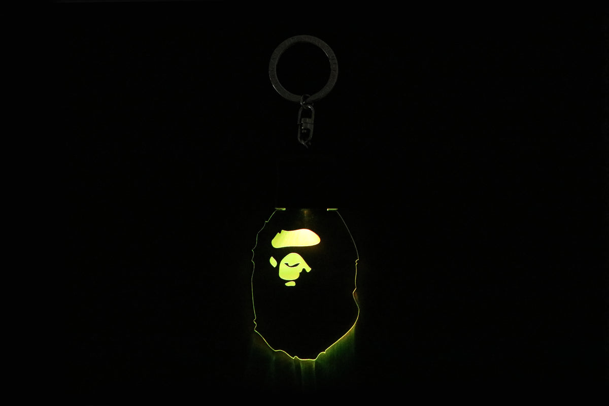 APE HEAD LED KEYCHAIN