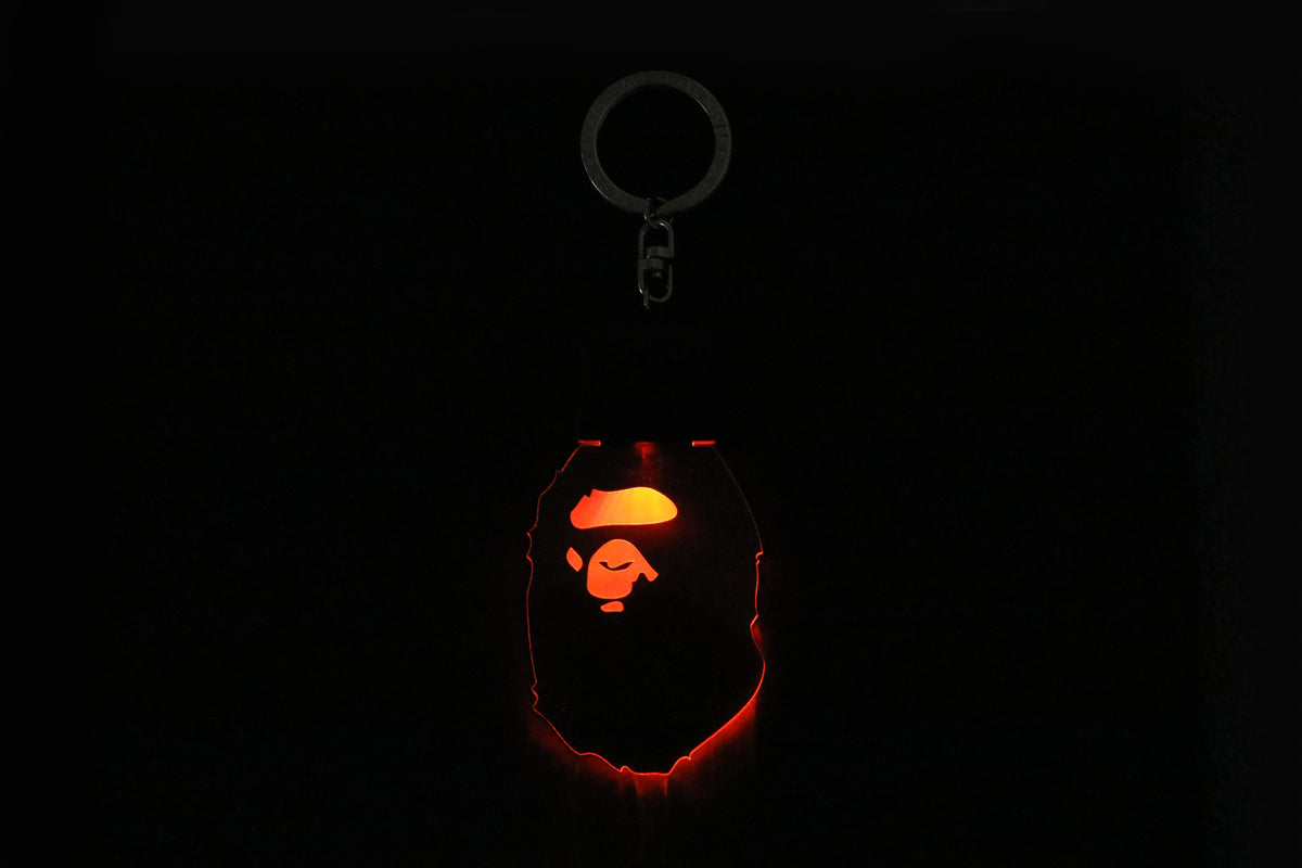 APE HEAD LED KEYCHAIN