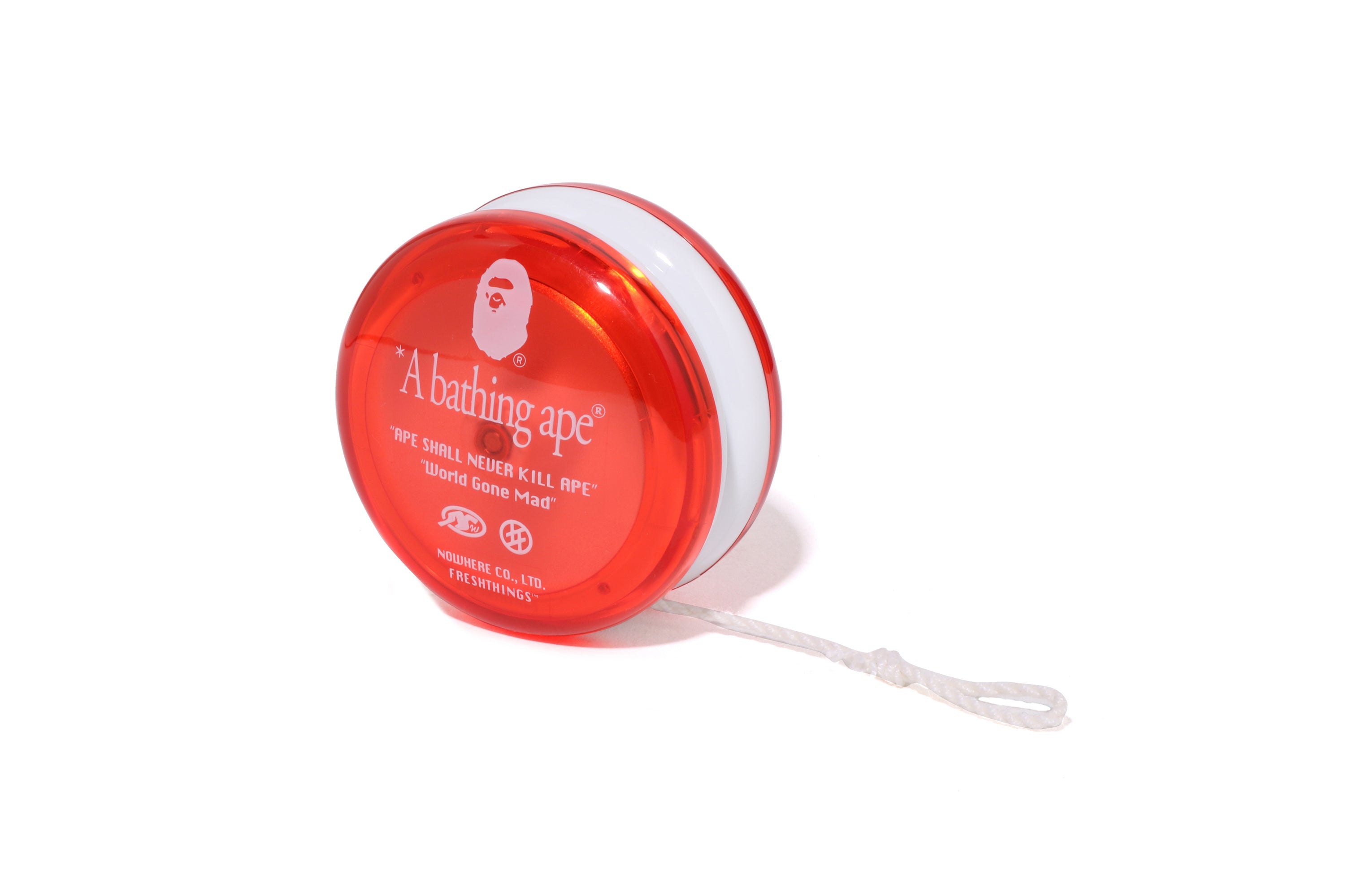 A bathing ape yoyo bape ベイプ　ヨーヨー　レッド BAPE X FRESHTHINGS TRANSLUCENT YOYO – eu.bape.com