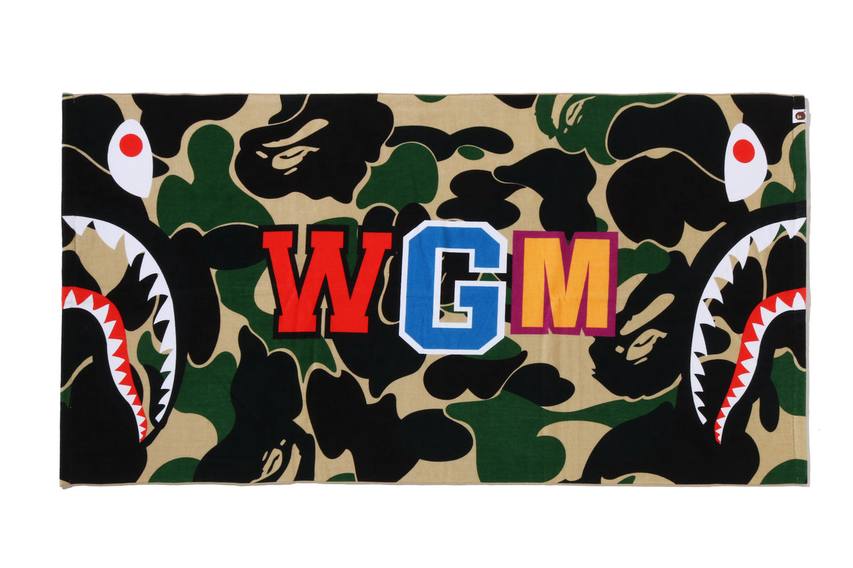 ABC CAMO SHARK BEACH TOWEL