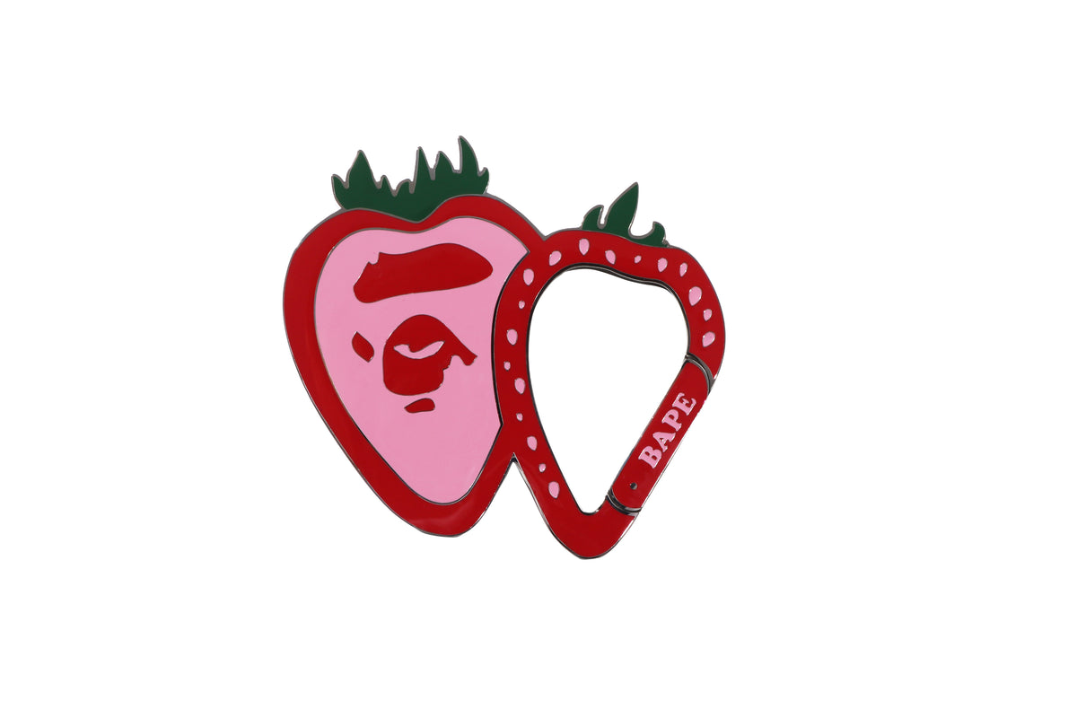 STRAWBERRY APE HEAD CARABINER LADIES