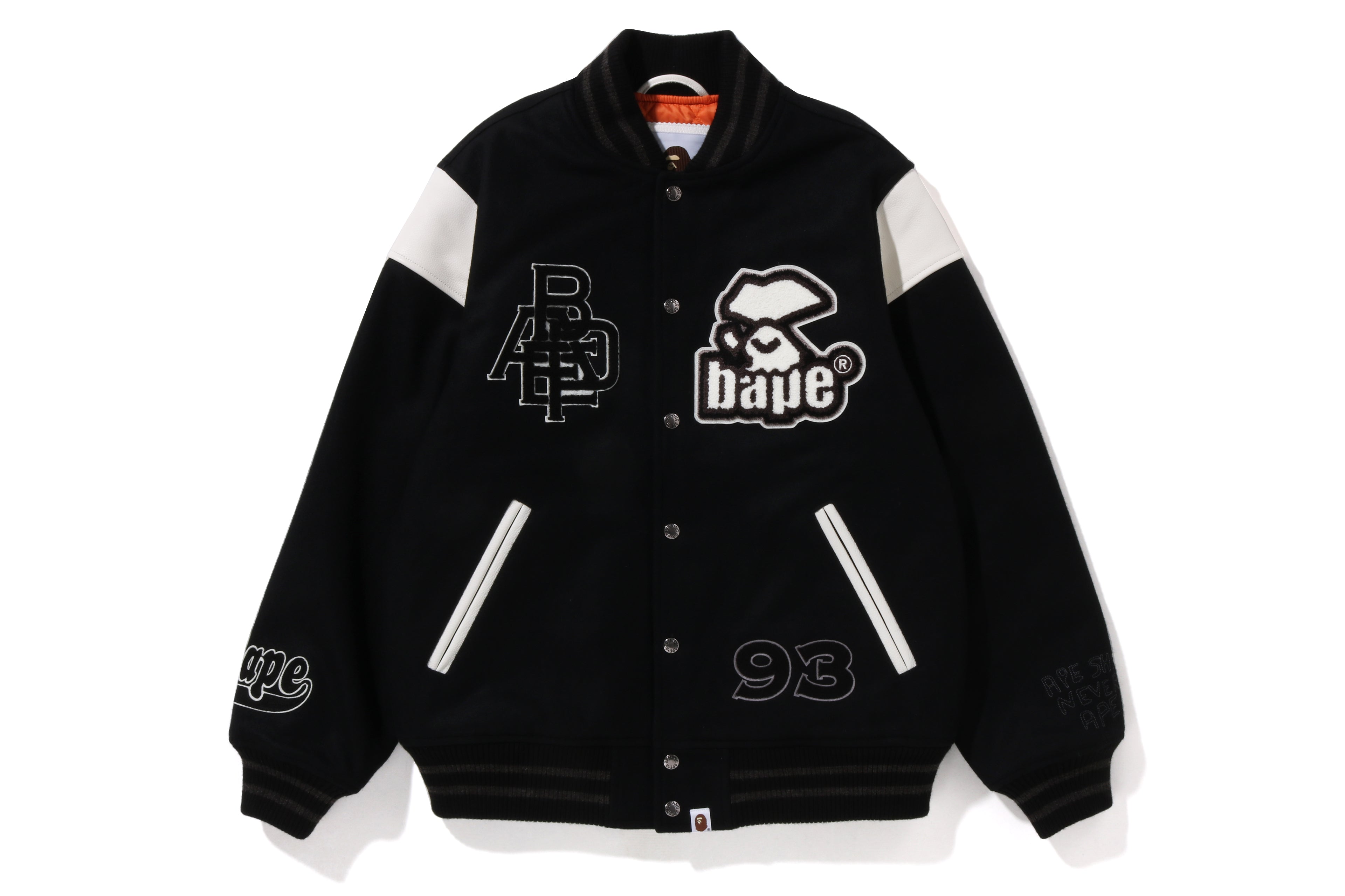 Bape baseball jacket sale