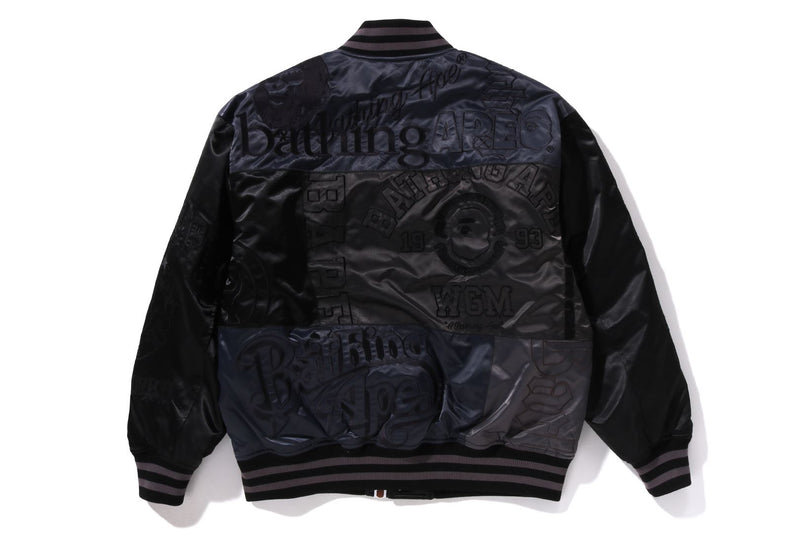 PATCHWORK VARSITY JACKET MENS