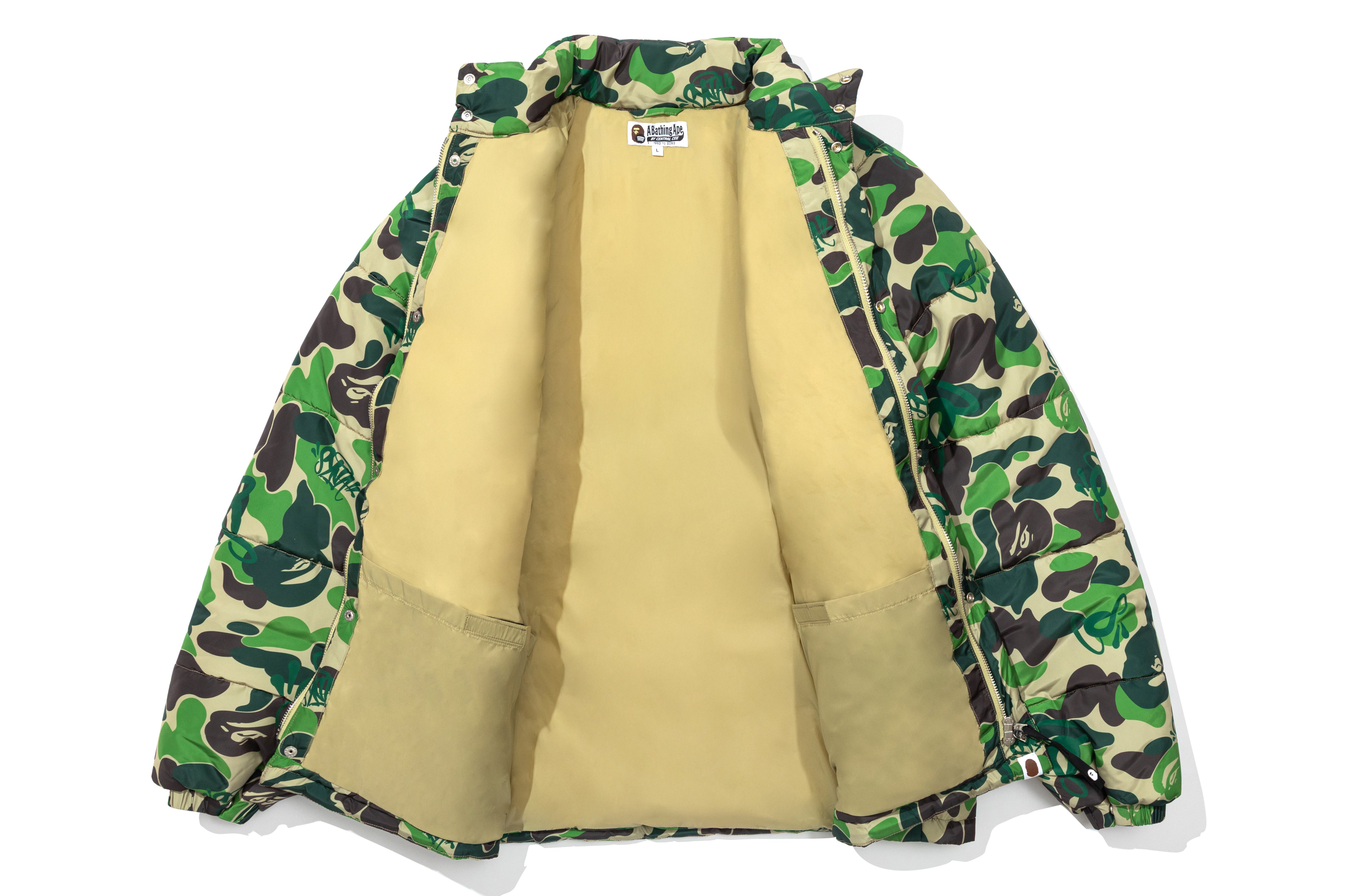 BAPE X SPOTIFY BY CENTRAL CEE CAMO PUFFER JACKET – eu.bape.com