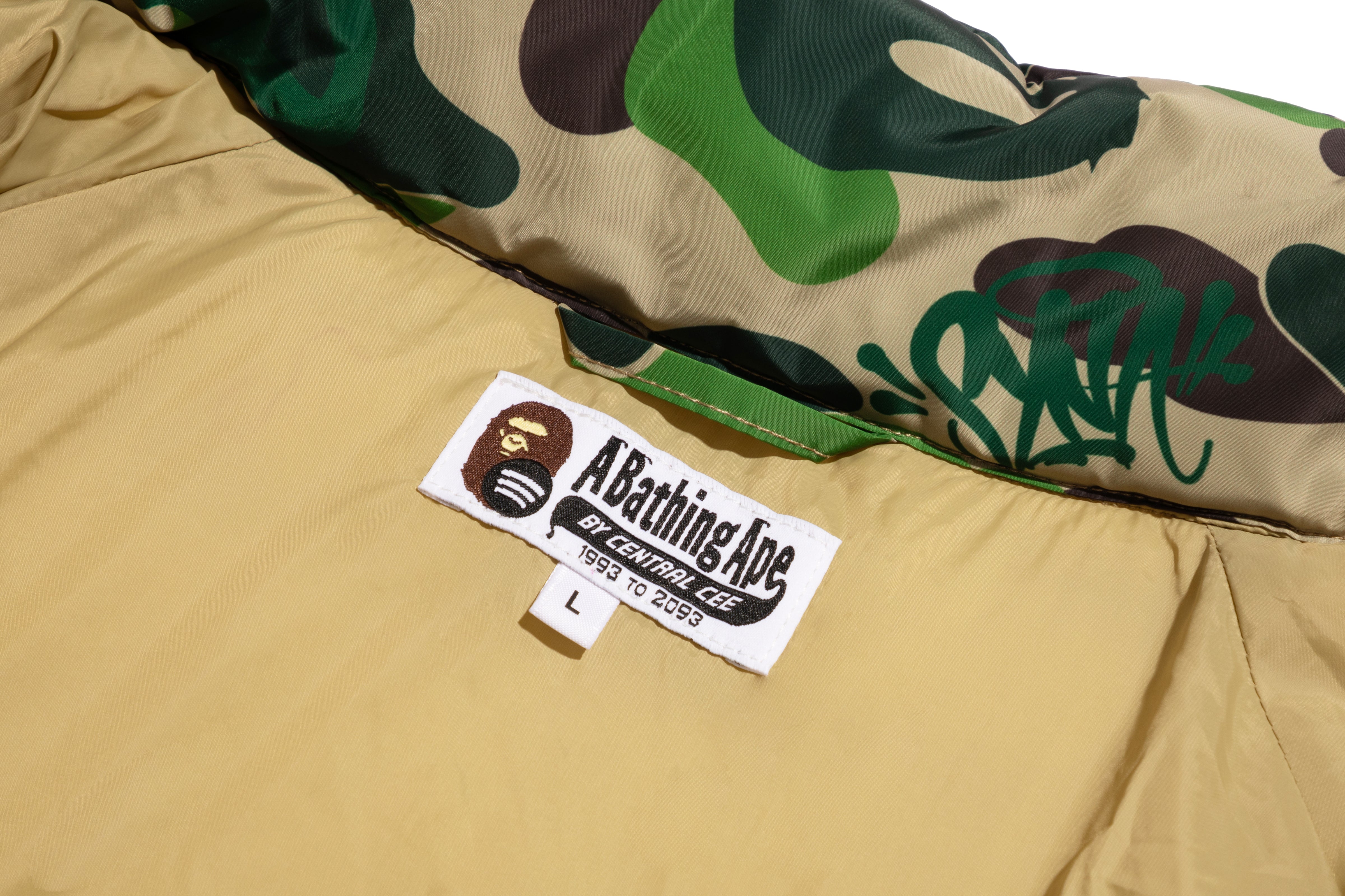 BAPE X SPOTIFY BY CENTRAL CEE CAMO ダウン Introducing the BAPE® x SPOTIFY x SYNA by CENTRAL CEE Collection
