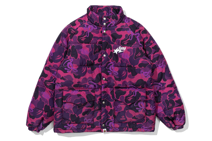 BAPE X SPOTIFY BY CENTRAL CEE CAMO PUFFER JACKET