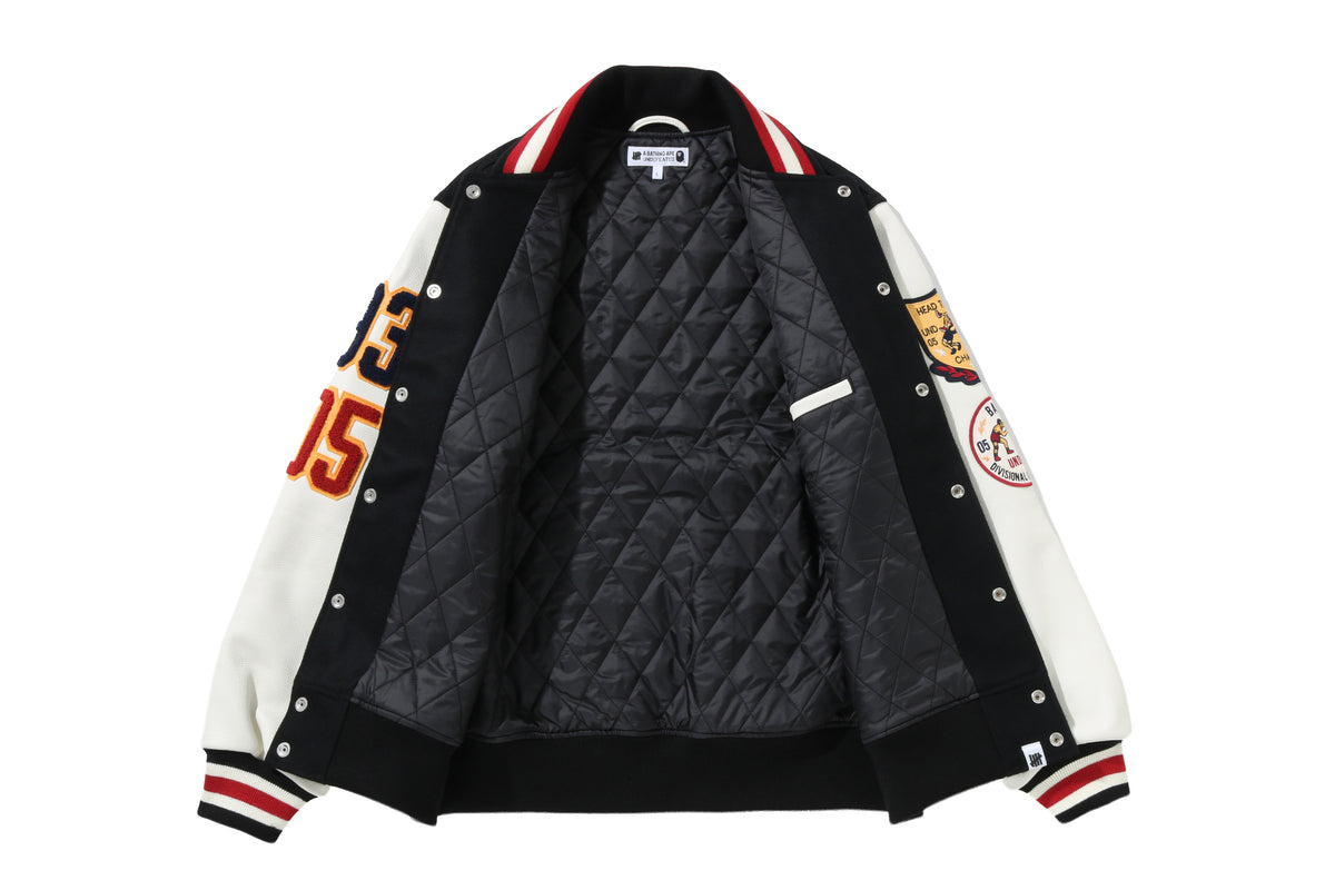 BAPE X UNDFTD VARSITY JACKET