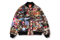 HYBRID CAMO MULTI BADGE PADDED MA-1