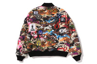 HYBRID CAMO MULTI BADGE PADDED MA-1