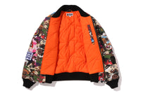 HYBRID CAMO MULTI BADGE PADDED MA-1