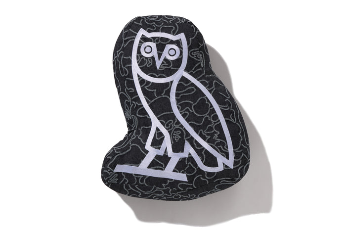 BAPE X OVO NEON 1ST CAMO JACQUARD DENIM CUSHION