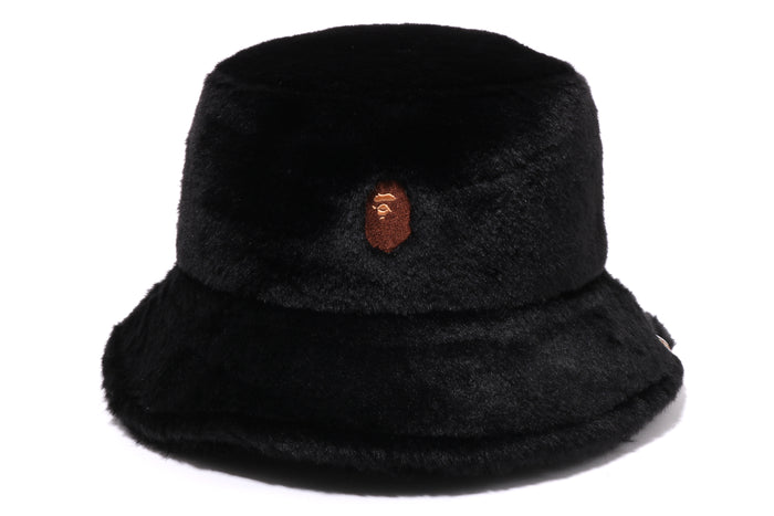 ONE POINT FUR BUCKET HAT LADIES