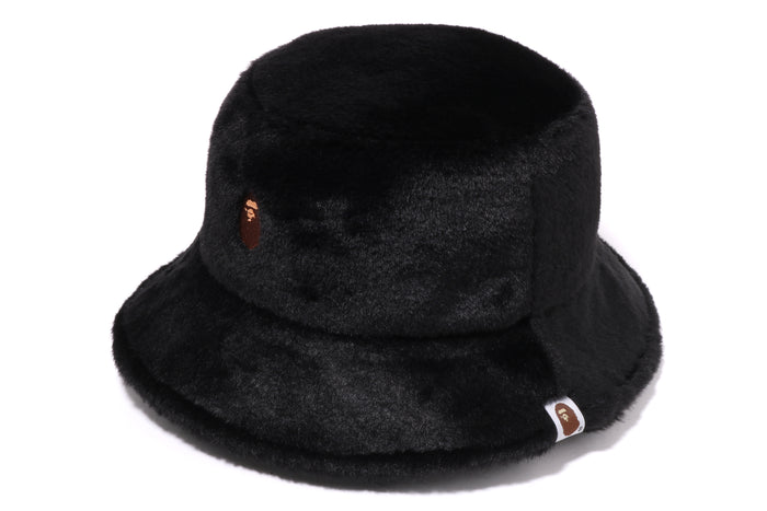 ONE POINT FUR BUCKET HAT LADIES