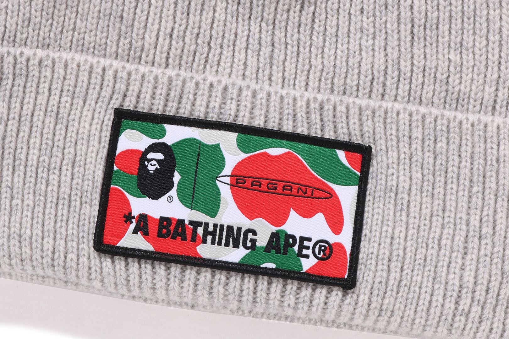 BAPE X PAGANI LOGO BEANIE – eu.bape.com