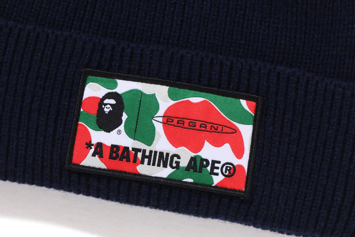 BAPE X PAGANI LOGO BEANIE