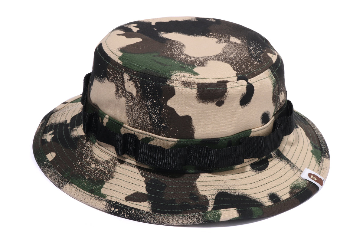 MAP CAMO MILITARY HAT