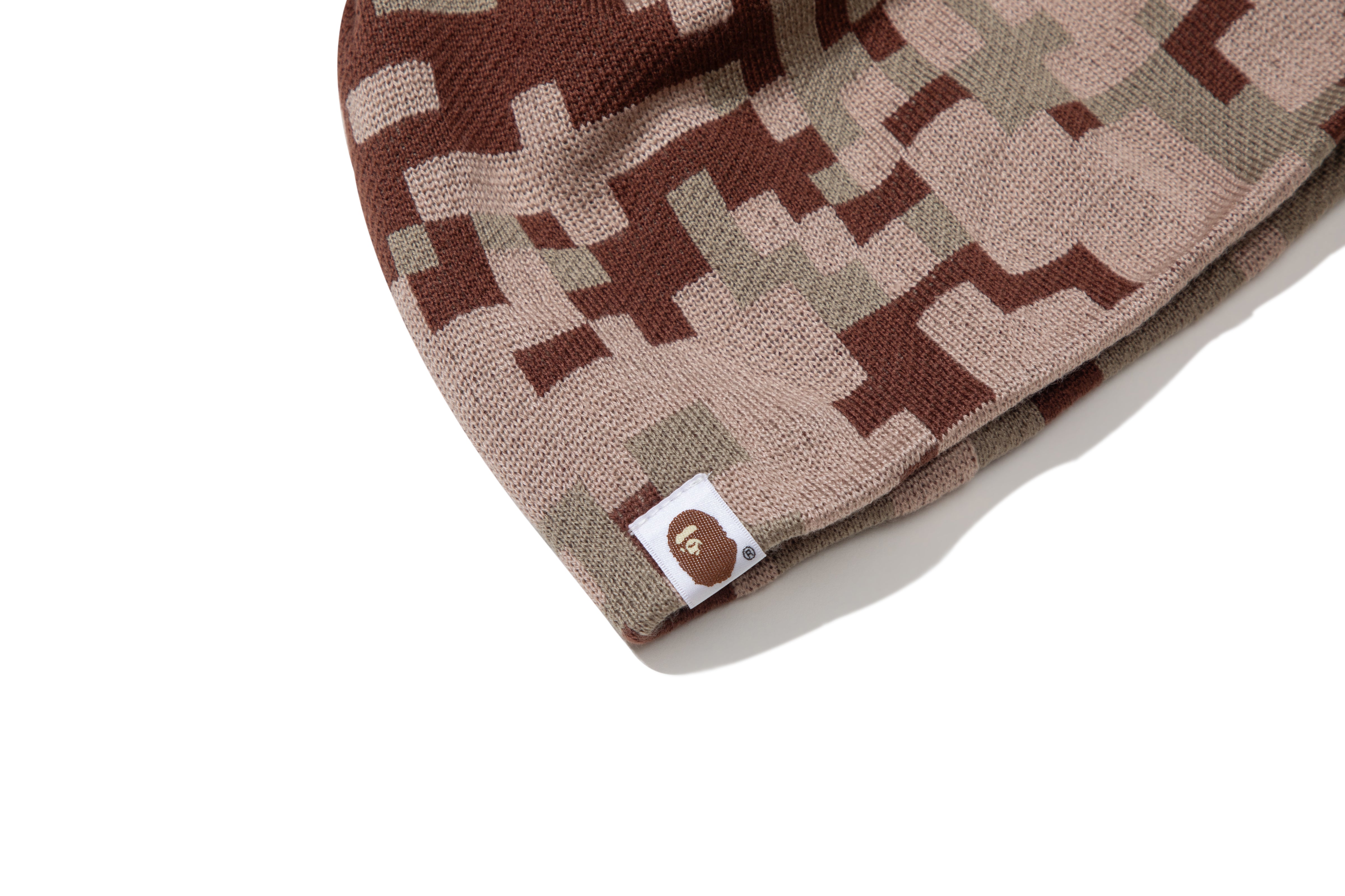 【限定】BAPE KAZUKI KURAISHI UAP CAMO BEANIE A BATHING APE® BAPE By Kazuki Kuraishi Pixelate Camo Beanie | Bape
