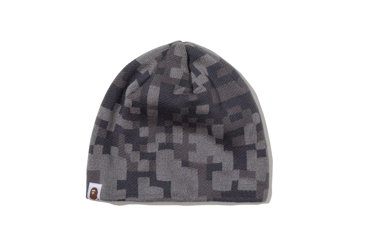 BAPE BY KAZUKI KURAISHI PIXELATE CAMO BEANIE