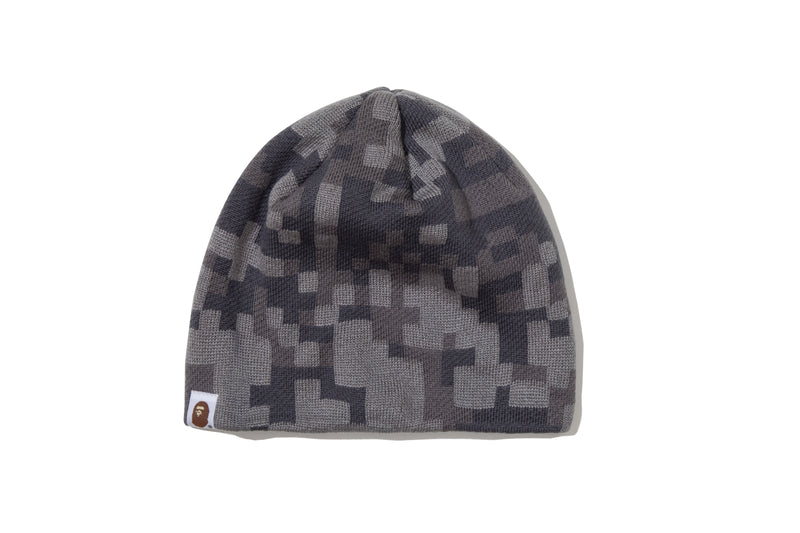 BAPE BY KAZUKI KURAISHI PIXELATE CAMO BEANIE