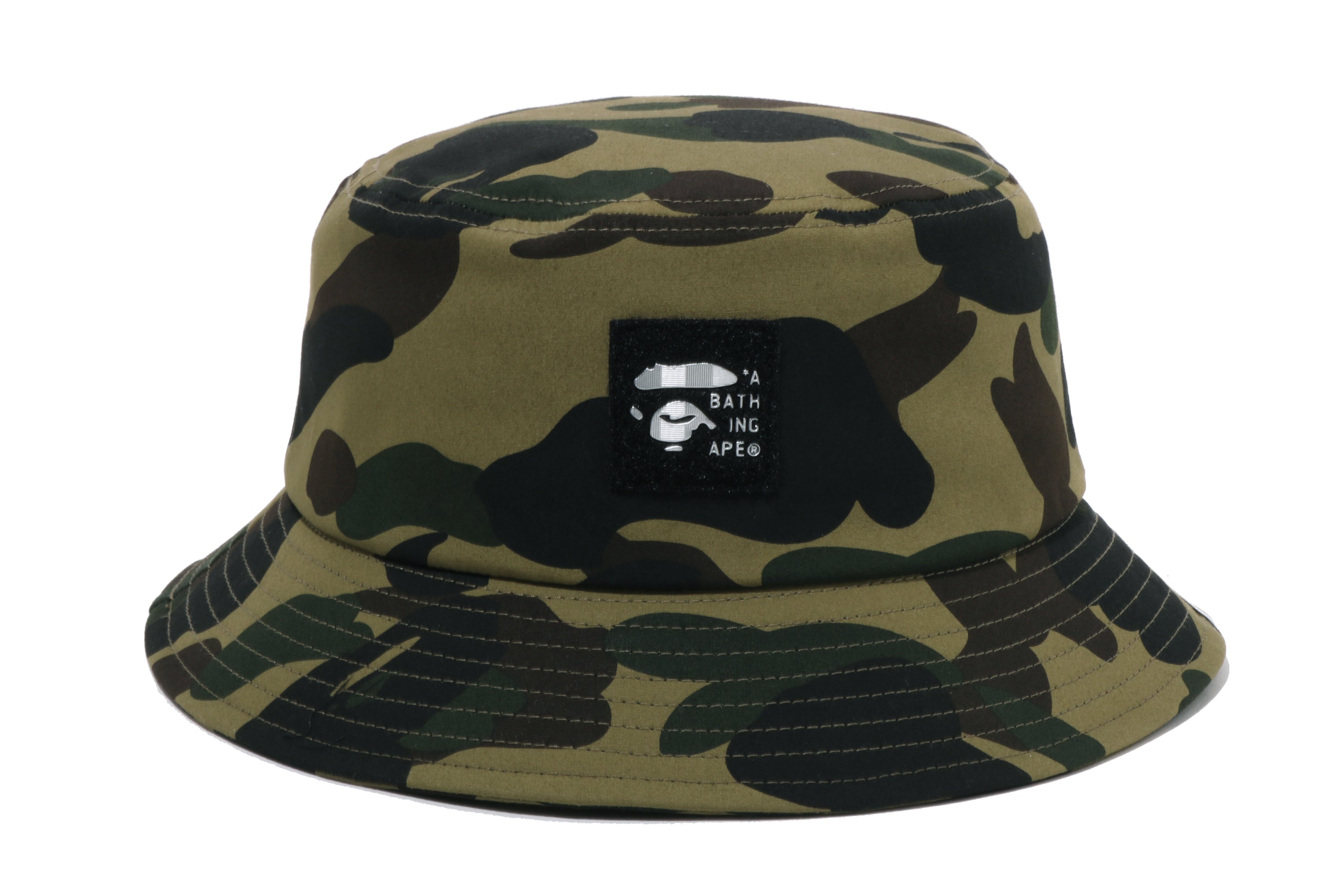 1ST CAMO BUCKET HAT – eu.bape.com