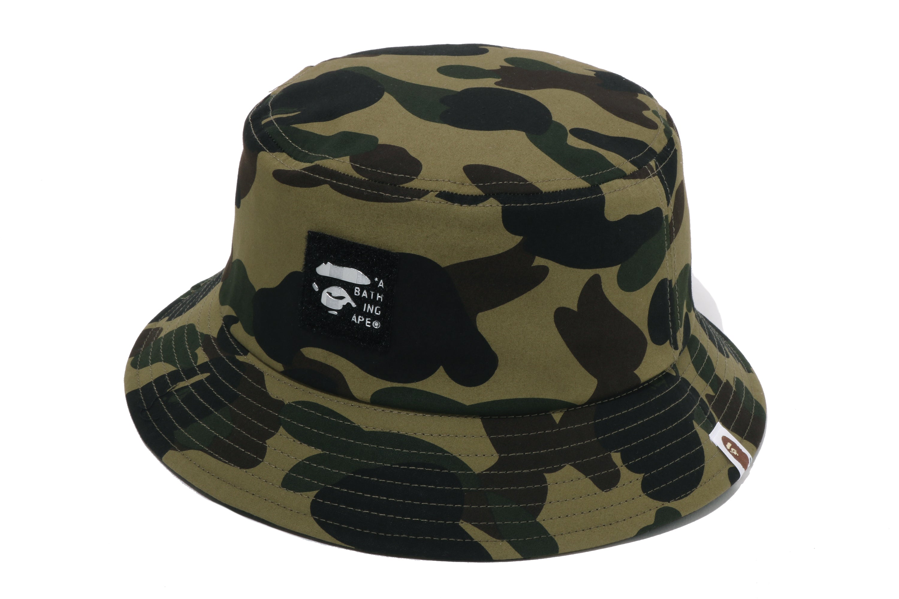 1ST CAMO BUCKET HAT – eu.bape.com