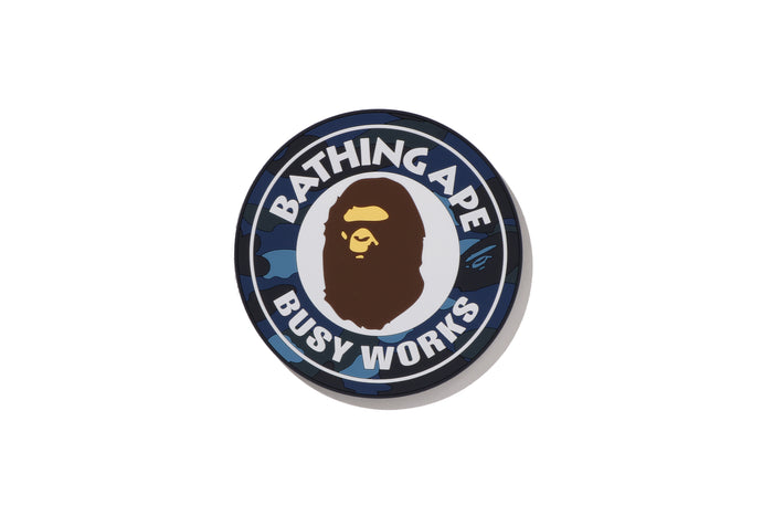 COLOR CAMO BUSY WORKS RUBBER COASTER