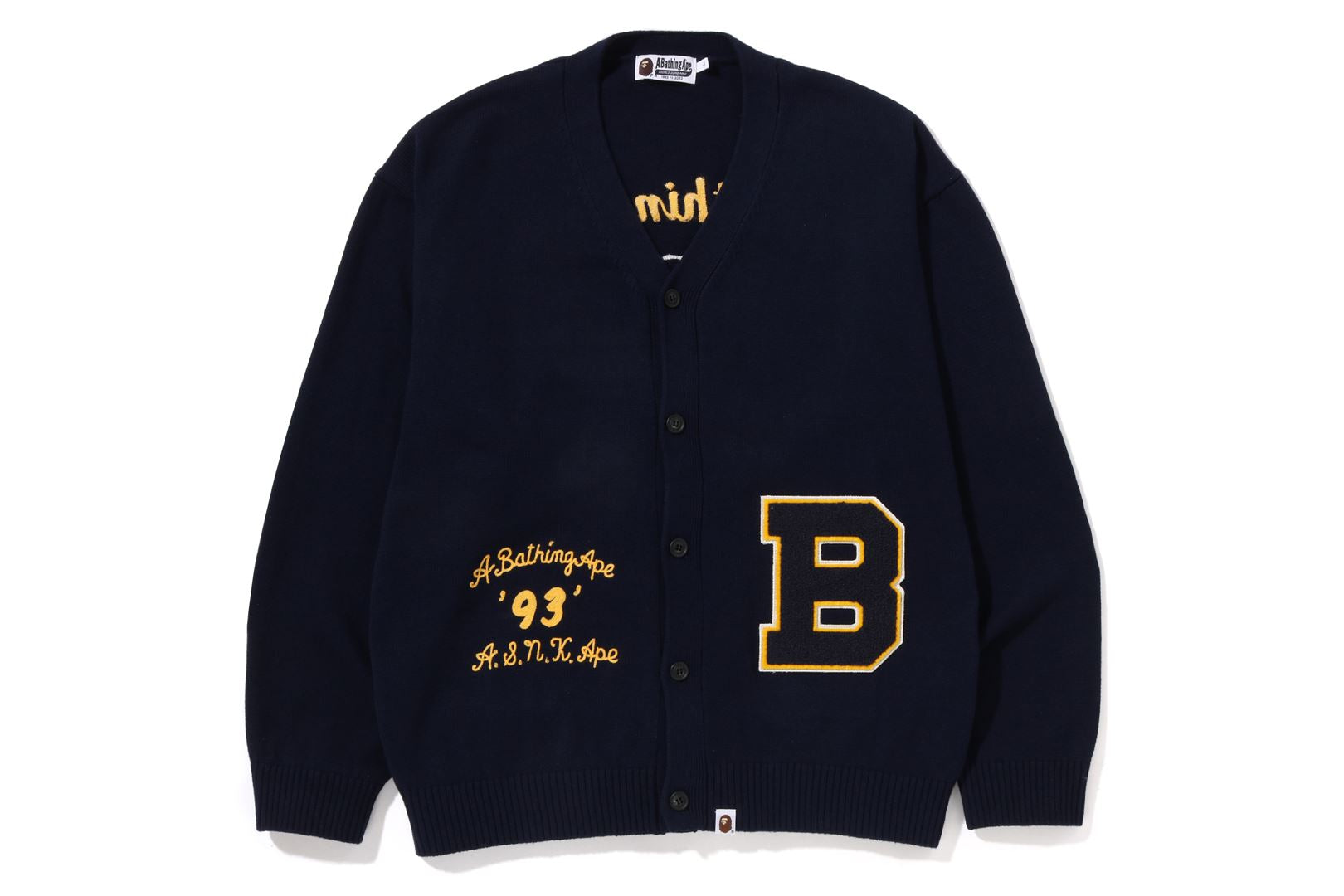 A bathing ape cardigan outlet