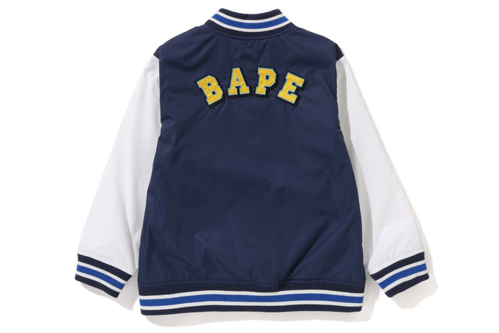 GIACCA VARSITY APE HEAD B PATCH BAMBINO