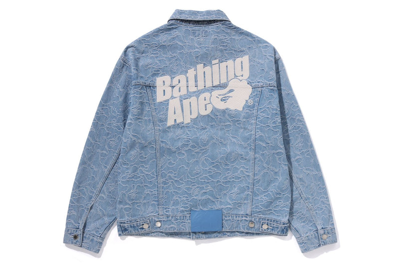 LINE CAMO DENIM JACKET MENS