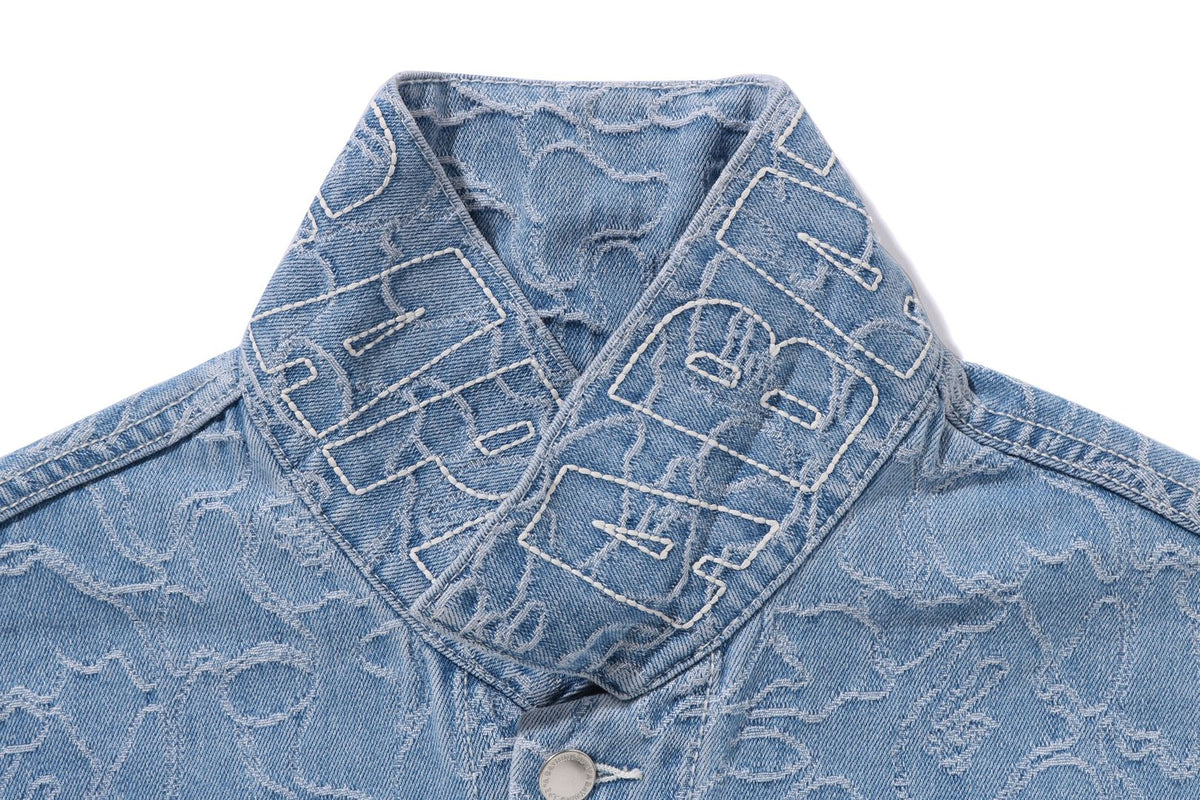 LINE CAMO DENIM JACKET MENS