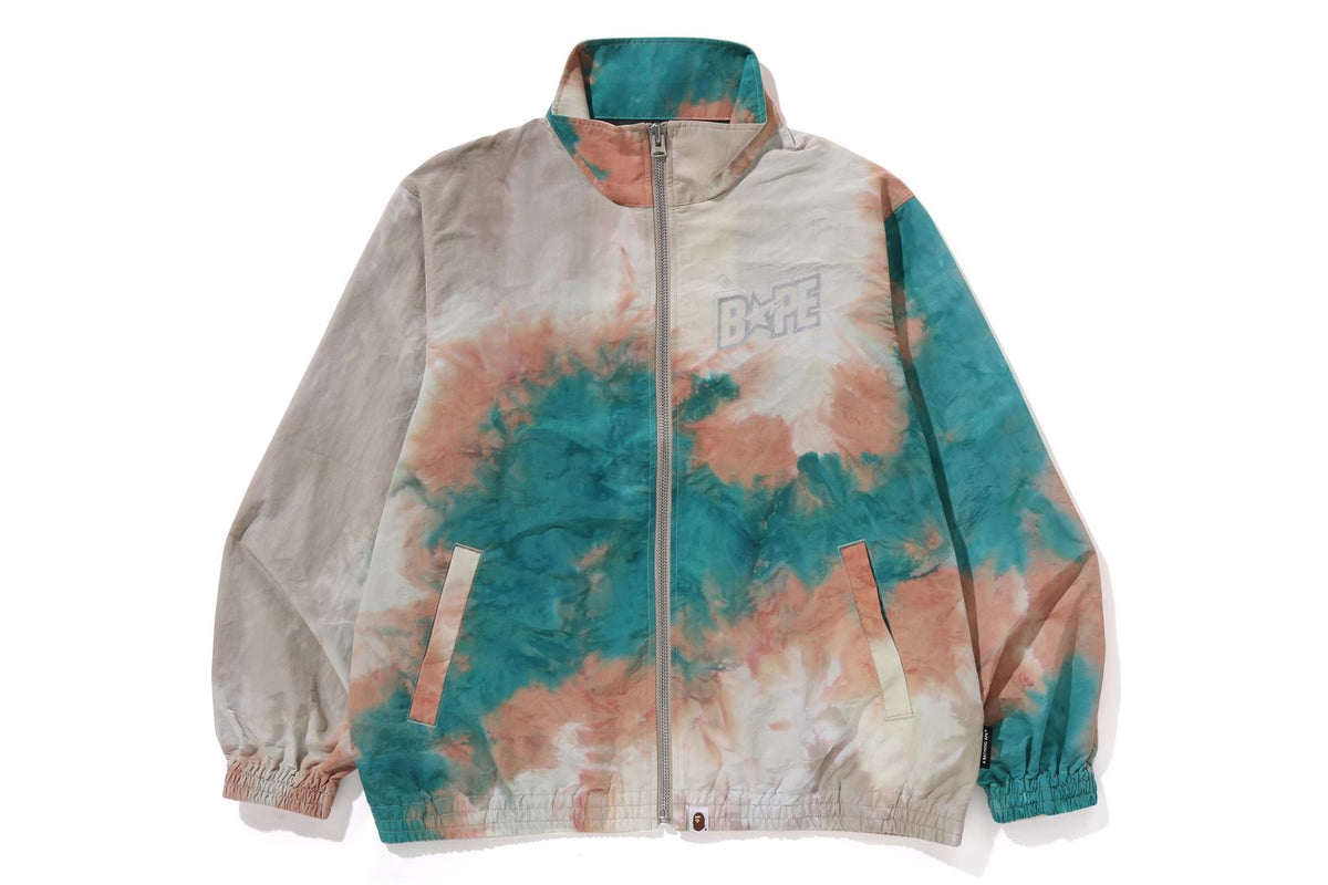 TIE DYE TRACK JACKET MENS