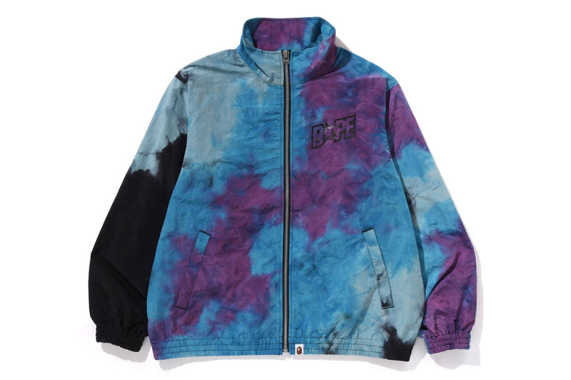 TIE DYE TRACK JACKET MENS