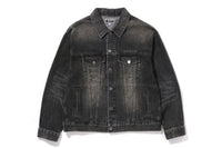 DISTRESSED 13OZ DENIM TRUCKER JACKET MENS