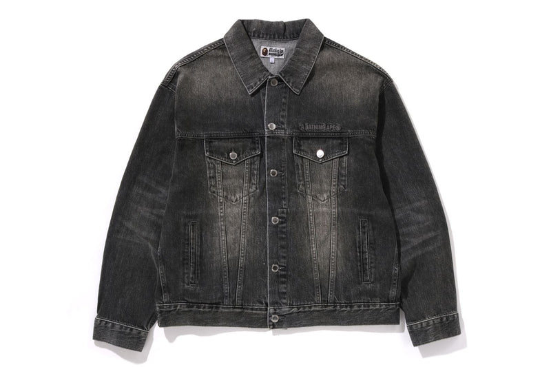 DISTRESSED 13OZ DENIM TRUCKER JACKET MENS