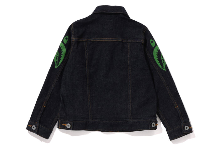 SIDE SHARK 10 OZ STRETCH DENIM JACKET KIDS