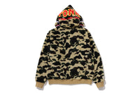 1ST CAMO 2ND SHARK BOA HOODIE JACKET
