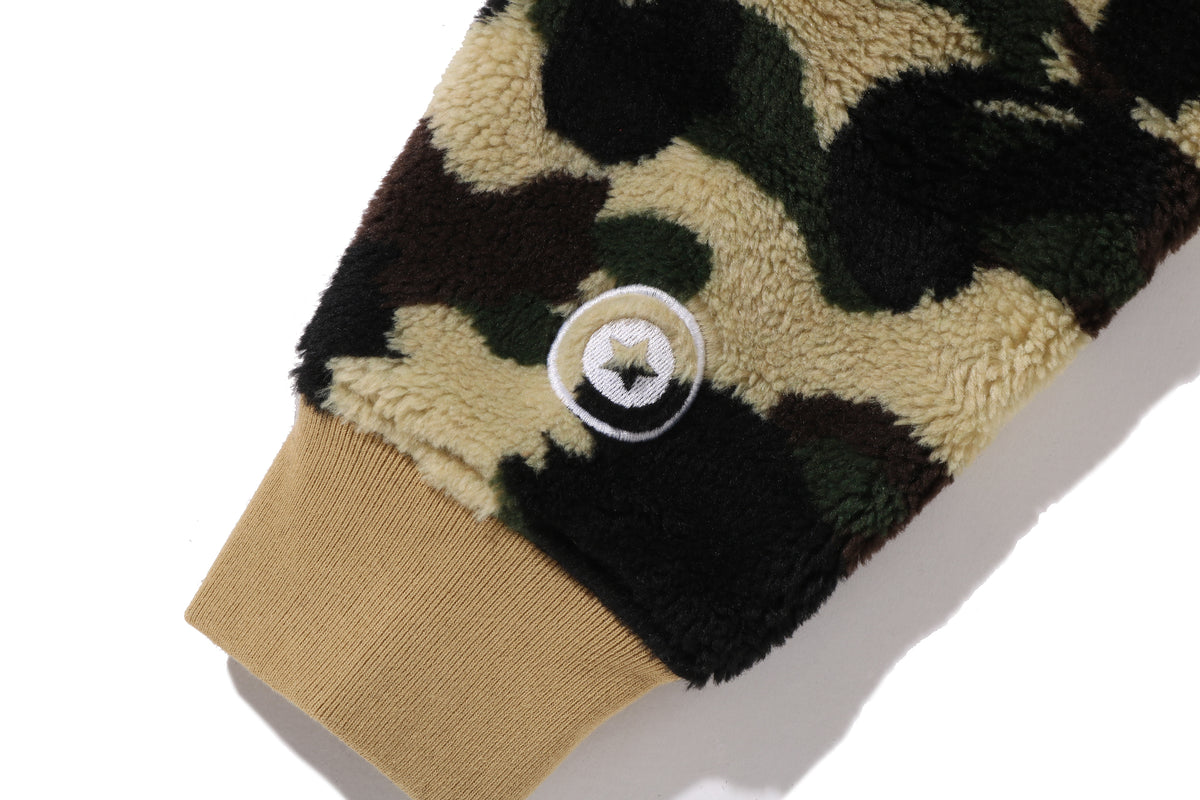 1ST CAMO 2ND SHARK BOA HOODIE JACKET