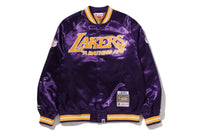 BAPE X M&N NBA - LOS ANGELES LAKERS SATIN JACKET
