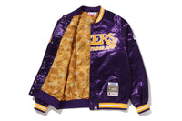 BAPE X M&N NBA - LOS ANGELES LAKERS SATIN JACKET