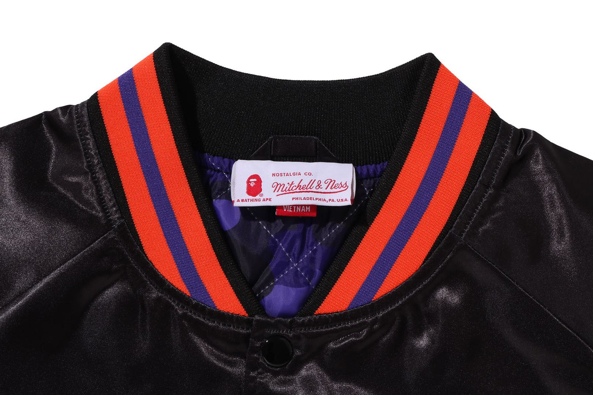 BAPE X M&N NBA - PHOENIX SUNS SATIN JACKET