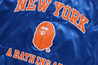 BAPE X M&N NBA - NEW YORK KNICKS SATIN JACKET
