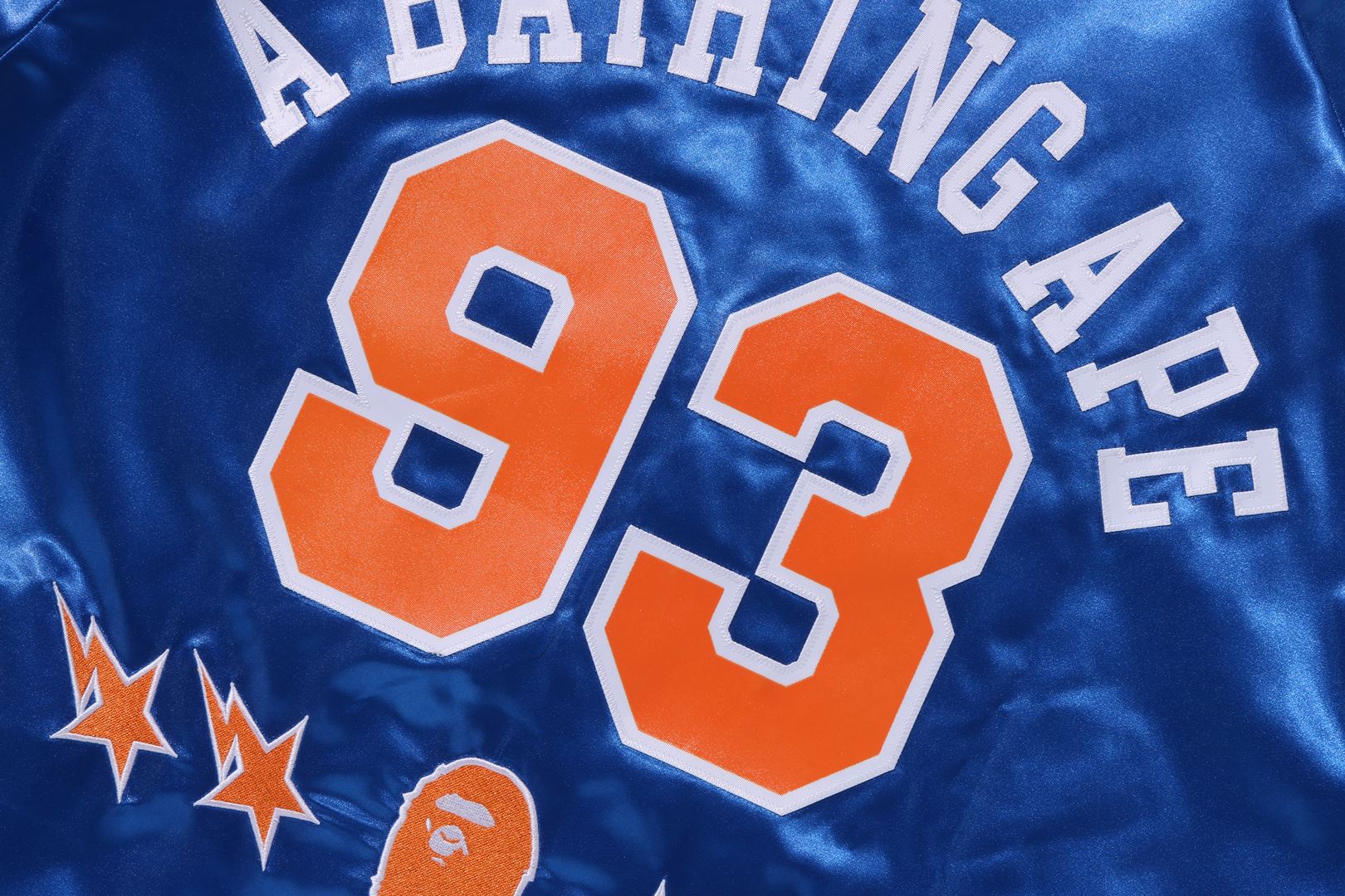 BAPE X M&N NBA - NEW YORK KNICKS SATIN JACKET – eu.bape.com