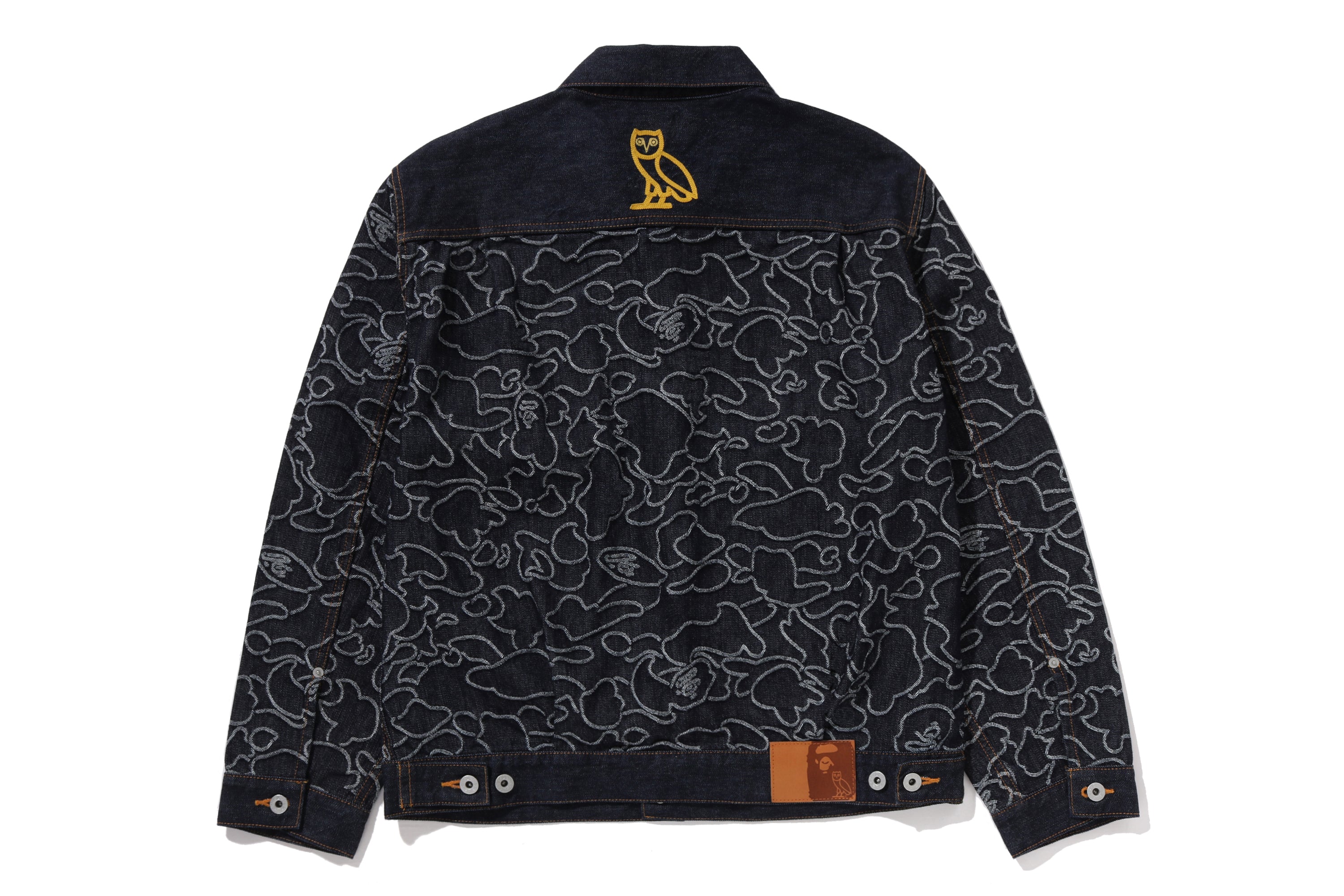 BAPE X OVO NEON 1ST CAMO JACQUARD DENIM JACKET – eu.bape.com