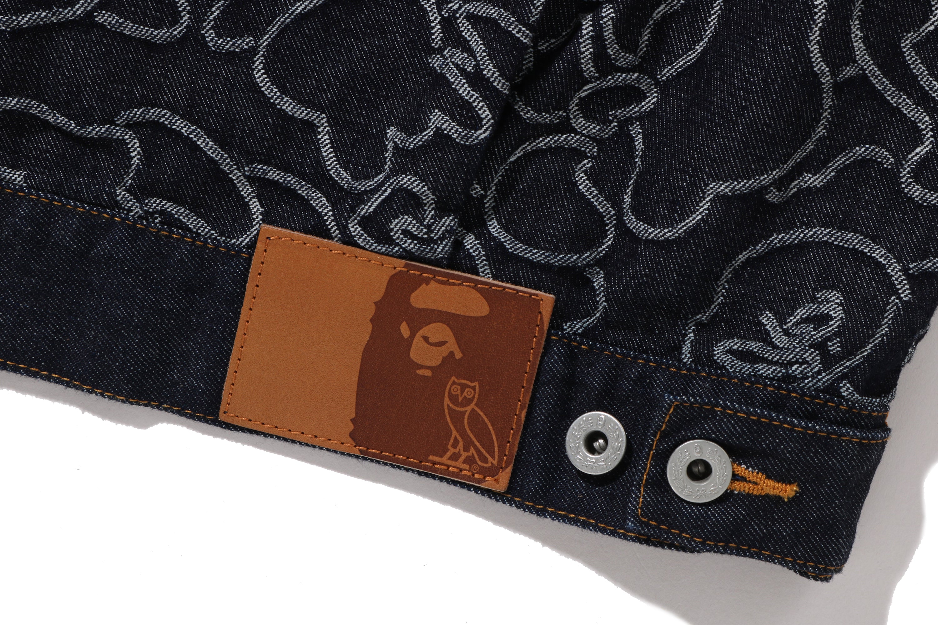BAPE X OVO NEON 1ST CAMO JACQUARD DENIM JACKET – eu.bape.com