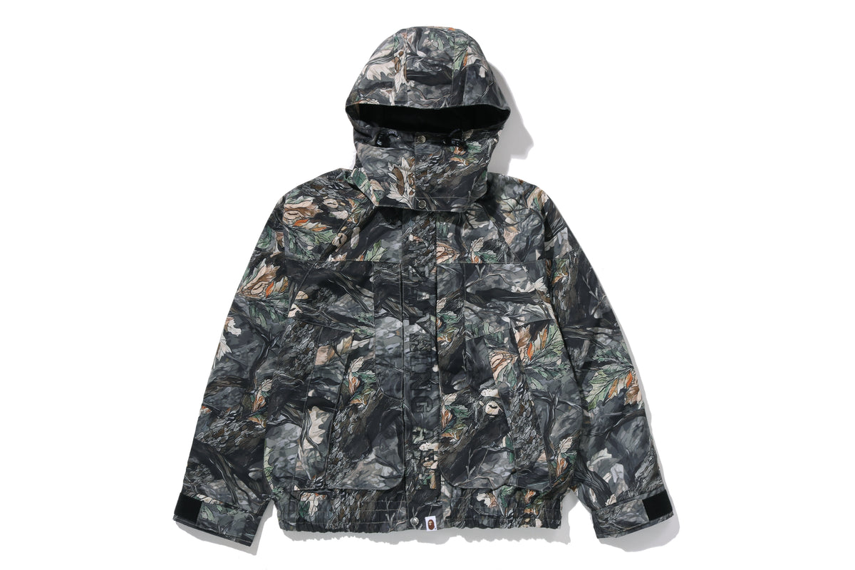TREE EDGE CAMO HOODED SNOWBOARD JACKET