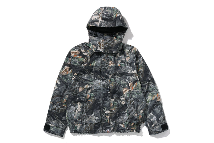 TREE EDGE CAMO HOODED SNOWBOARD JACKET